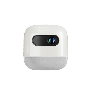 FLYIN M2 Android mini persegi proyektor DLP portabel dengan built-in baterai 4K proyektor perkhemahan luar