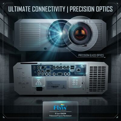3LCD 10000 Lumens Outdoor 3D Mapping Projector EL-705U WUXGA 1920x1200 Proyeksi Lokasi Besar