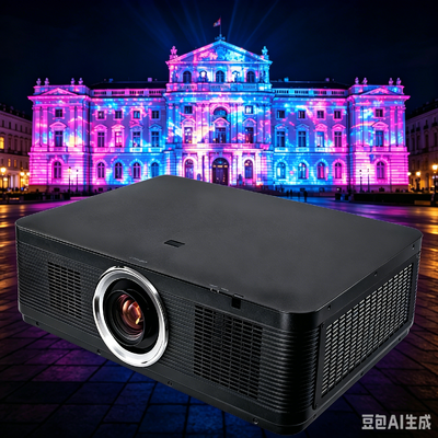 Flyin RL-K1 Proyektor Tempat Besar Luar Ruangan 10000 Lumen Dukungan WUXGA 3LCD 3D 4K