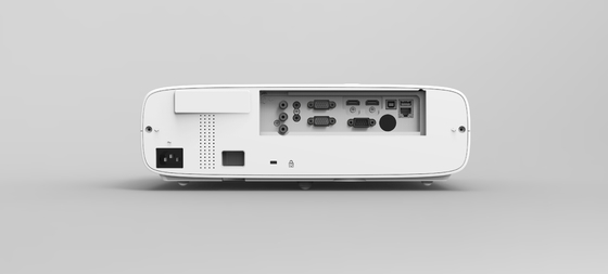 Proyektor Laser DLP Resolusi Full HD Cerdas Proyektor Short Throw yang Dapat Diisi Ulang