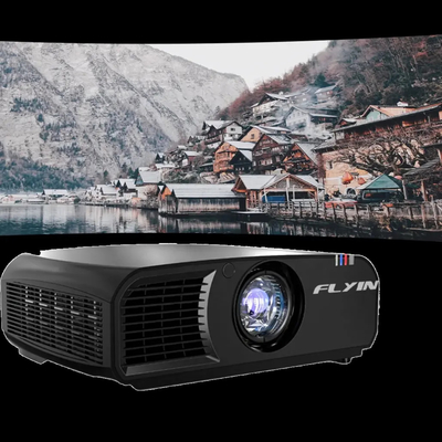 12000-Lumen DLP 4K Proyektor Dengan Jatuhan Pendek Untuk Bioskop Luar Ruang Lokasi Besar