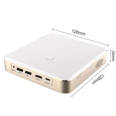 Mini S350 1080P Full HD DLP 4K 3D Home Theater Projector WIFI Android 9 Baterai terintegrasi