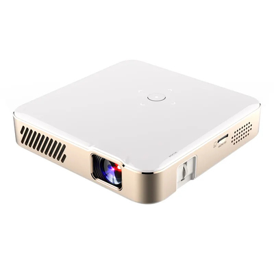 Mini S350 1080P Full HD DLP 4K 3D Home Theater Projector WIFI Android 9 Baterai terintegrasi