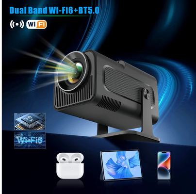 FLYIN HY320MINI 4K Ultra HD 3D Portable Short Throw Projector & Presentation Equipment untuk penggunaan Home Theater dan Bioskop