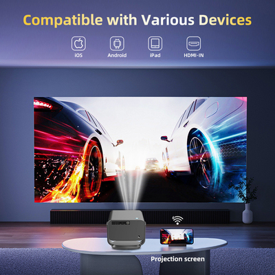 FLYIN P20 Pro 4K 350Lms 1080P Full HD Proyektor Lensa Fokus Otomatis Lampu LCD Android 13 Airplay Portable Home Theater Penggunaan