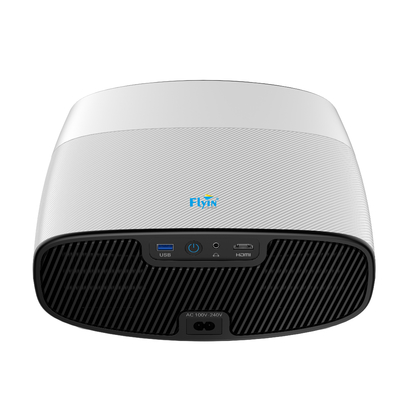 Flyin Q7 1080p High-definition Home Entertainment Theater Projector LCD Dual speaker Bluetooth layar 100 inci Dual band WIFI