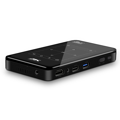 FLYIN P-09II Proyektor Mini 4K Profesional DLP LED Lamp Projector Remote Control Stereo WiFi-Smart Home Portable Projector