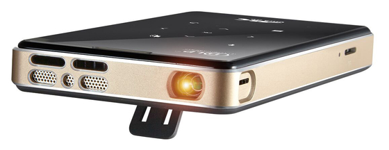 Flyin P09 4K HD Projector Portable Android 9.0 16GB ROM Lampu LED untuk Rumah & Pendidikan