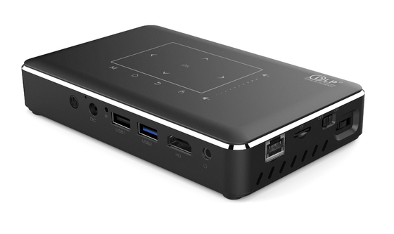 Flyin P10-II Hot Sale Custom Logo Mini 3D 4K 150 Lumens DLP 9000mAh Android 9.0 Proyektor