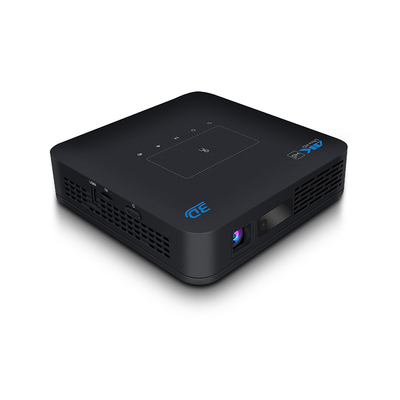 Flyin P15 1080P Full HD DLP Projector Portable WIFI Android 9 IOS Home Theater 4K Auto 3D Stereo Baterai terintegrasi 4 jam Fokus manual