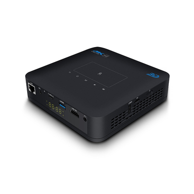 Flyin P15 1080P Full HD DLP Projector Portable WIFI Android 9 IOS Home Theater 4K Auto 3D Stereo Baterai terintegrasi 4 jam Fokus manual