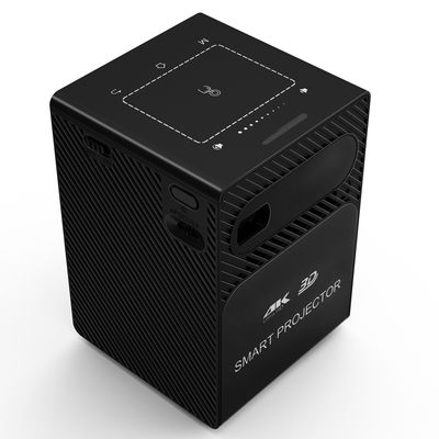 Flyin P18 Free Style Home TheaterSmart Portable DLP LED Mini Pocket Hitam Wireless Disesuaikan Proyektor
