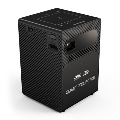 Flyin P18 Free Style Home TheaterSmart Portable DLP LED Mini Pocket Hitam Wireless Disesuaikan Proyektor