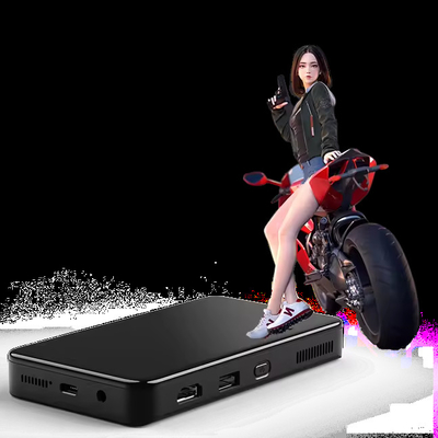 Flyin S90 4K Mini Portable Android Smart DLP Projector WIFI Bluetooth diaktifkan Berbentuk Ponsel US Plug LED Lamp Baterai 3D