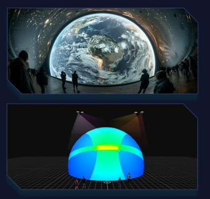 Flyin 2025 4K Multi-Fungsi Distributed Converged Server Proyeksi Peralatan untuk Edge Fusion Dome 3D Mapping Immersive Room