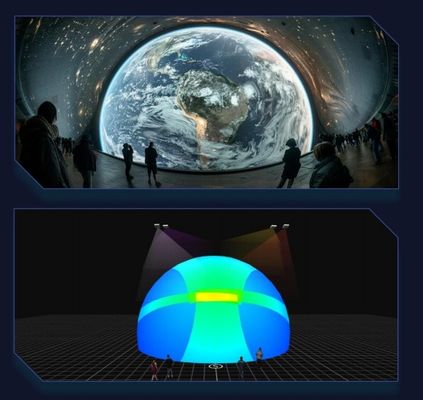 Flyin A1 Immersive Room 4K Terdistribusi Pemetaan 3D Edge Fusion Dome Server Terkonvergensi
