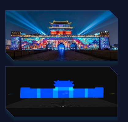 Flyin 2025 4K Multi-Fungsi Distributed Converged Server Proyeksi Peralatan untuk Edge Fusion Dome 3D Mapping Immersive Room