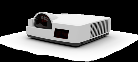 3LCD Fokus Pendek lensa mata ikan Proyektor Video Gereja 4500 lumen