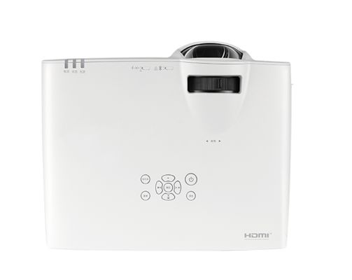 Flyin 5500 ANSI Lumens Native 4K 3LCD Laser Projector Short Throw HDBaseT untuk Pemetaan 3D Pendidikan
