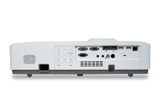 Flyin-E7U 7500 Lumens WUXGA 3LCD Laser Projector 1.6x Zoom 5000000:1 Kontras 4K untuk pendidikan gereja tempat besar