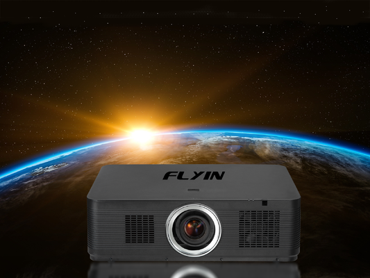 Flyin-K1200U 12000 Ansi Lumens WUXGA 3LCD Laser Projector 1.8x Electric Zoom HDBaseT untuk Auditorium Lokasi Besar