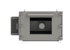 IP55 Ruang Proyektor Luar Ruang Casing Perlindungan Waterproof 5000-50000Lm Dual Sistem Kontrol Suhu dan Kelembaban