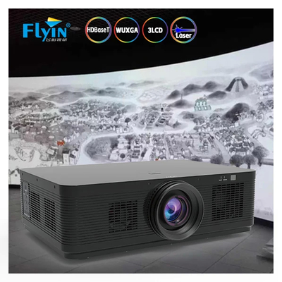 Proyektor Lokasi Besar dengan Mini Jack 3.5mm Audio VGA / DVI-D Shared X1 3-chip LCD