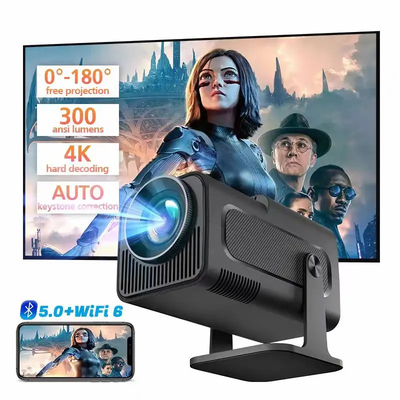 FLYIN HY320MINI 4K Ultra HD 3D Portable Short Throw Projector & Presentation Equipment untuk penggunaan Home Theater dan Bioskop