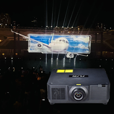 FLYIN WUXGA 3LCD Laser Scale Outdoor Projector FULL HD 3D dengan 20000 Lumens untuk Bioskop Beamers Presentasi Bisnis