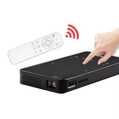 Flyin S90 4K Mini Portable Android Smart DLP Projector WIFI Bluetooth diaktifkan Berbentuk Ponsel US Plug LED Lamp Baterai 3D