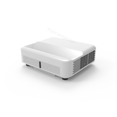 Proyektor 3LCD Ultra Short Throw Sumber Cahaya Laser 0.235:1 Proyektor Hologram Pemetaan 3D