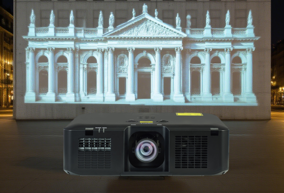Flyin M9U 3LCD Outdoor Laser Projector WUXGA 9000ANSI Lumens Untuk Ruang Pertemuan Kelas Teknik Lokasi Besar