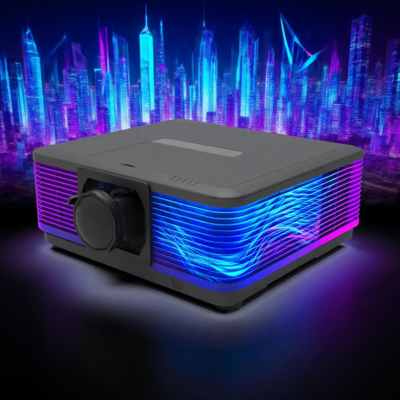Flyin 2025 Profesional 3LCD 4K Laser Projector 10000 Ansi Lumens Ultra Hd 3840x2160 Kecerahan Tinggi Untuk Pendidikan Bisnis Venues Besar Pemetaan 3D