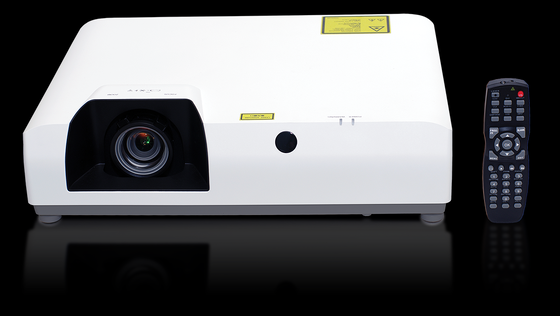 Flyin-E7U 7500 Lumens WUXGA 3LCD Laser Projector 1.6x Zoom 5000000:1 Kontras 4K untuk pendidikan gereja tempat besar