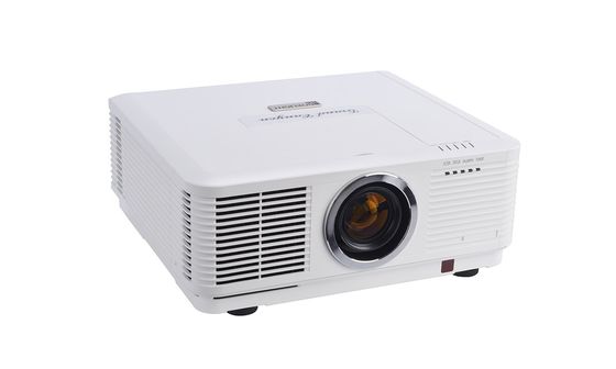Proyektor Tempat Besar 3LCD Putih Kecerahan Tinggi 10000 lumen