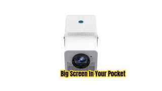 Flyin FY360 Mini 4K Proyektor Portabel Bioskop Android 11