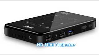 Proyektor Mini HD 4K Mirroring DLP Home Theater